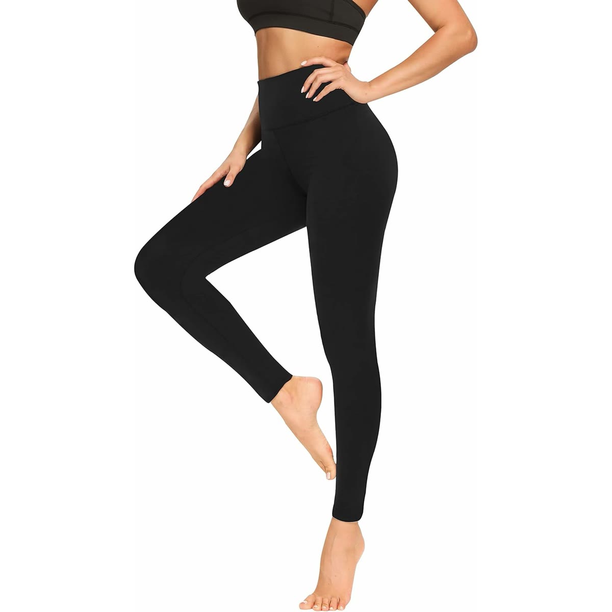 FULLSOFT Buttery Soft Leggings for Women - High Waisted Tummy Control No See Through Workout Yoga Cycling Tights Pants